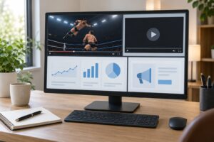 how wrestling youtube channels monetize matches