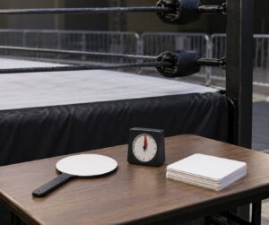how wrestling referees count and signal spots in the ring