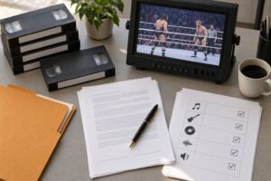 how old wrestling footage is licensed for documentaries