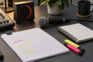 how a wrestling promo is written and rehearsed