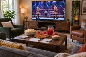 how to run a wrestling watch party