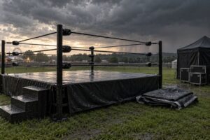 how weather affects outdoor wrestling events