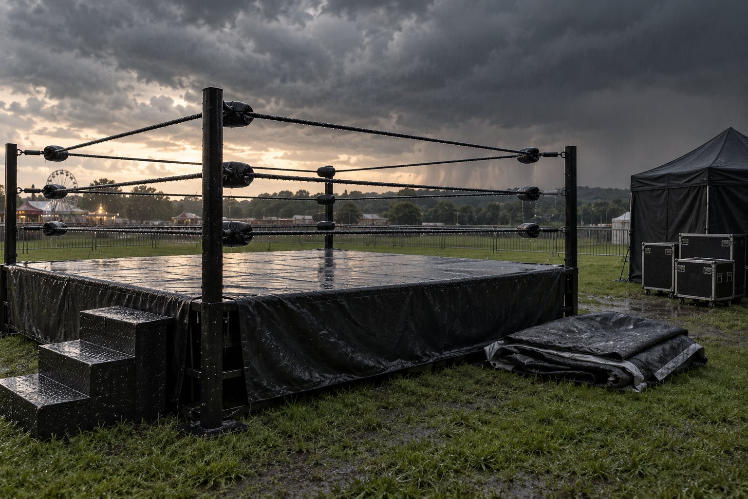 how weather affects outdoor wrestling events