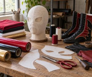 how wrestling masks and gear are made