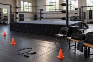 how a wrestling tryout camp is run