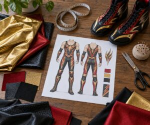 how wrestlers design their ring attire