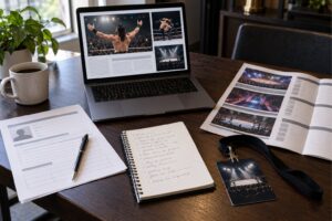 how wrestling journalists get press credentials