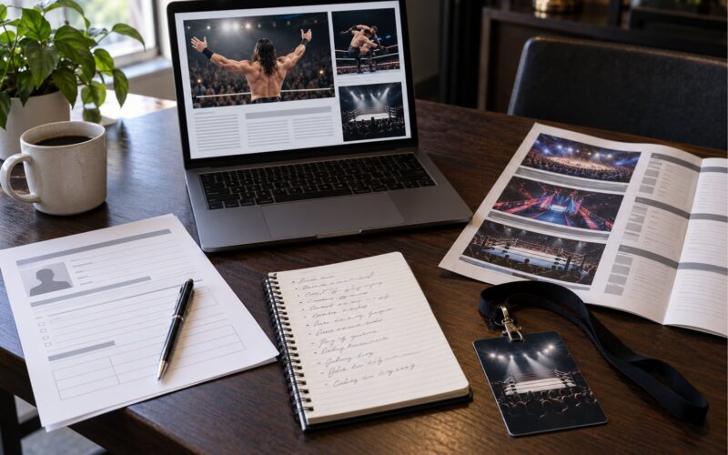 How Wrestling Journalists Get Press Credentials (October 2026)