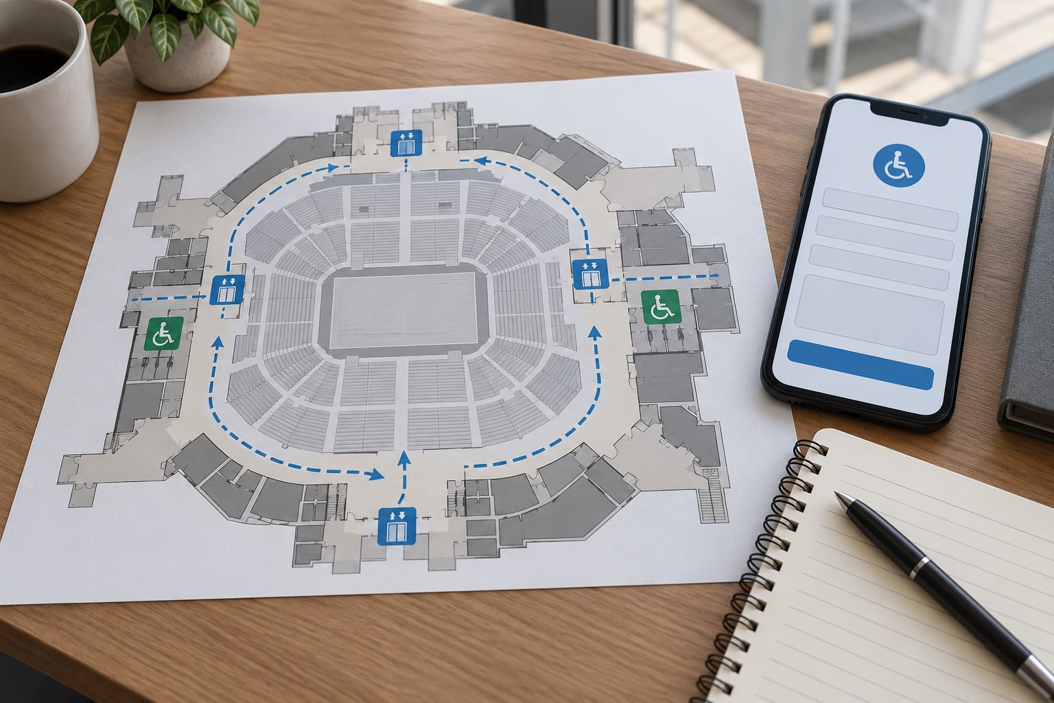 how wrestling fans with disabilities get accommodations