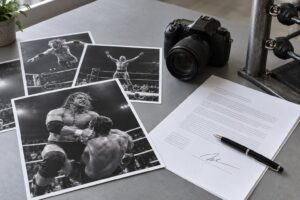 how wrestling photography rights work