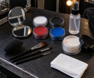 how wrestling makeup and face paint hold up under lights
