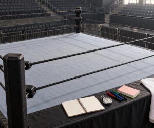 how intergender wrestling matches are booked