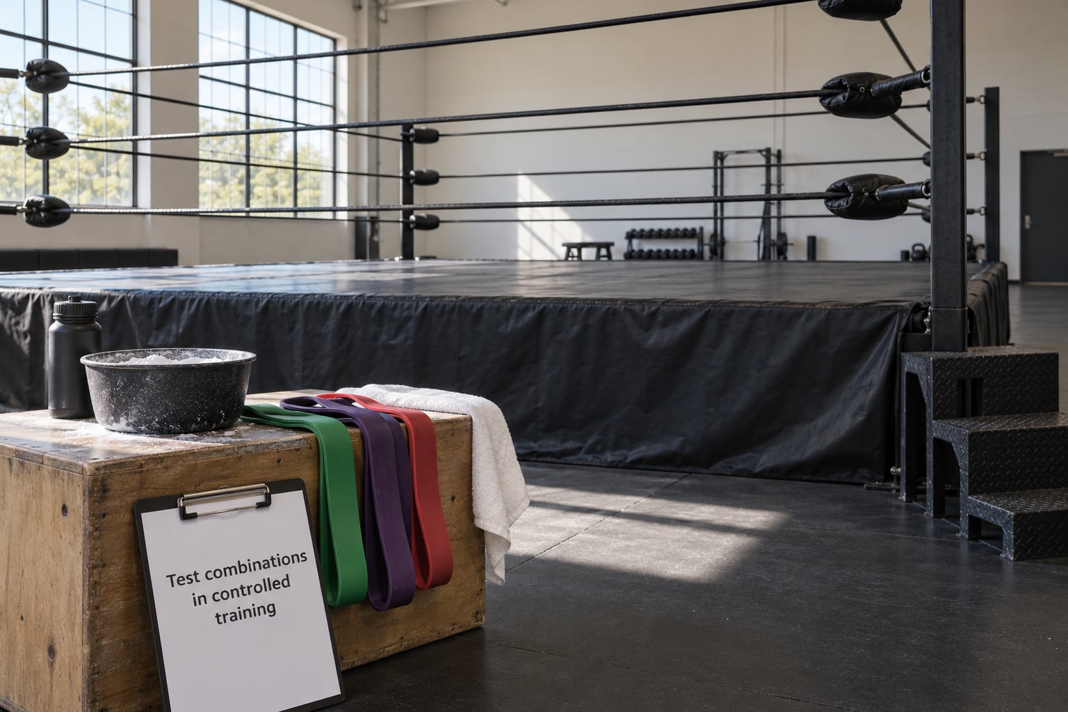 Test combinations in controlled training
