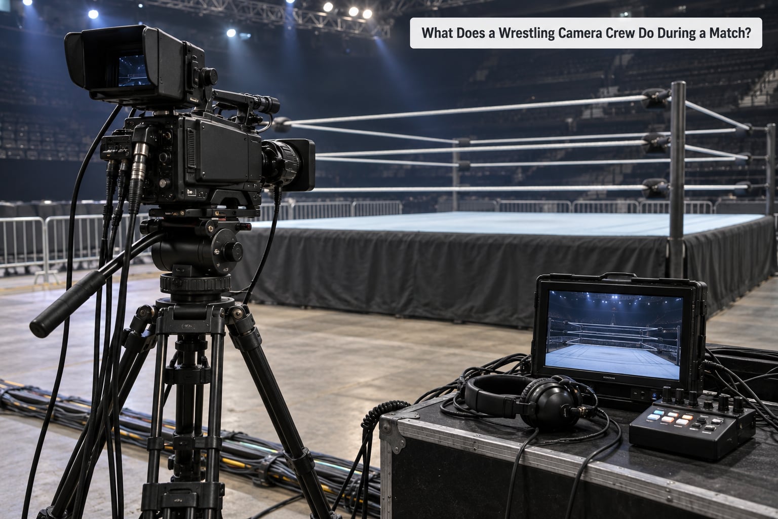 What Does a Wrestling Camera Crew Do During a Match?