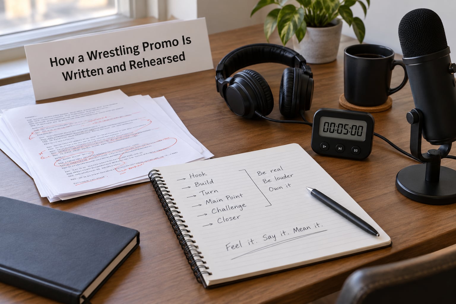 How a Wrestling Promo Is Written and Rehearsed