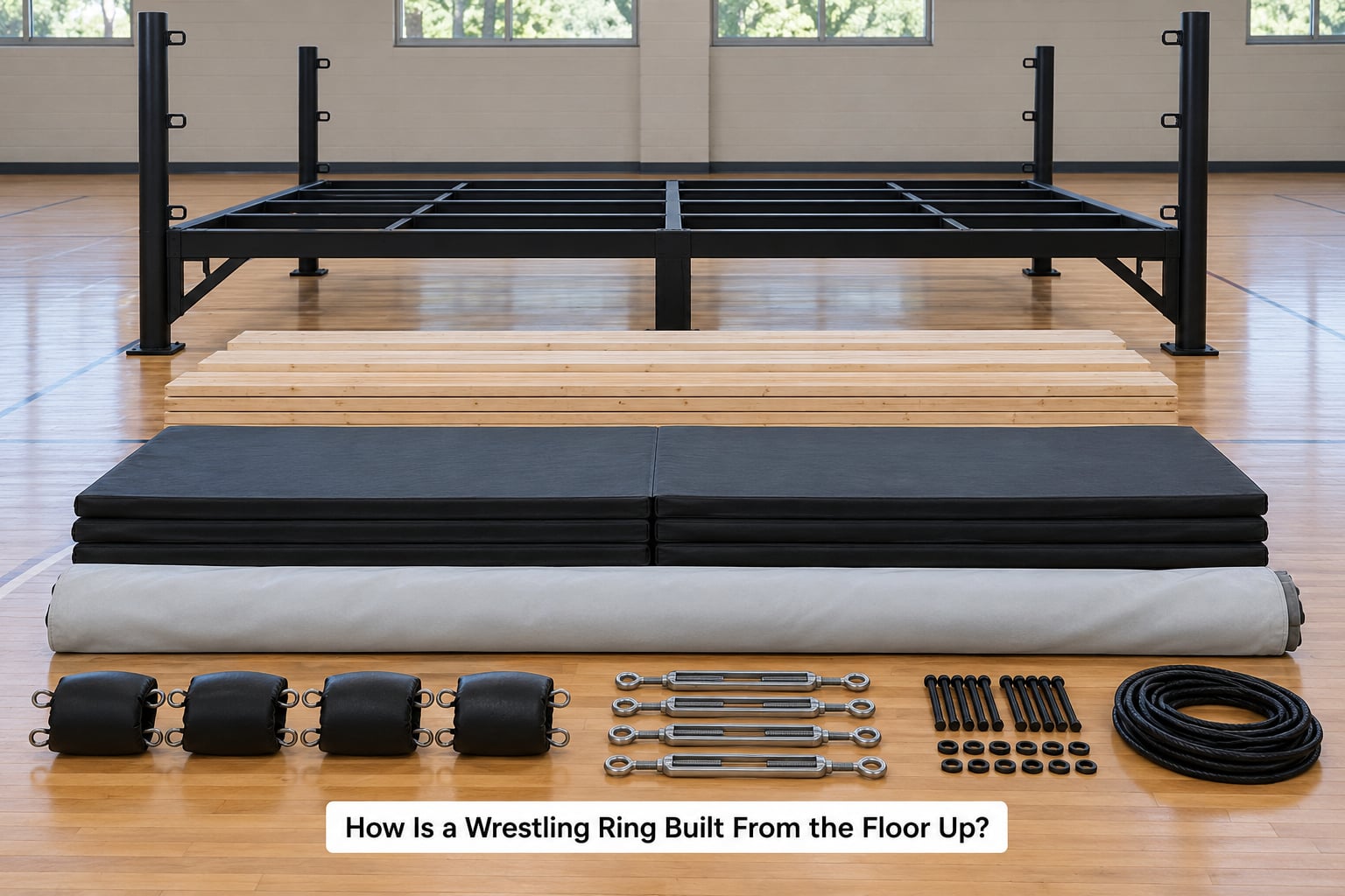 How Is a Wrestling Ring Built From the Floor Up?