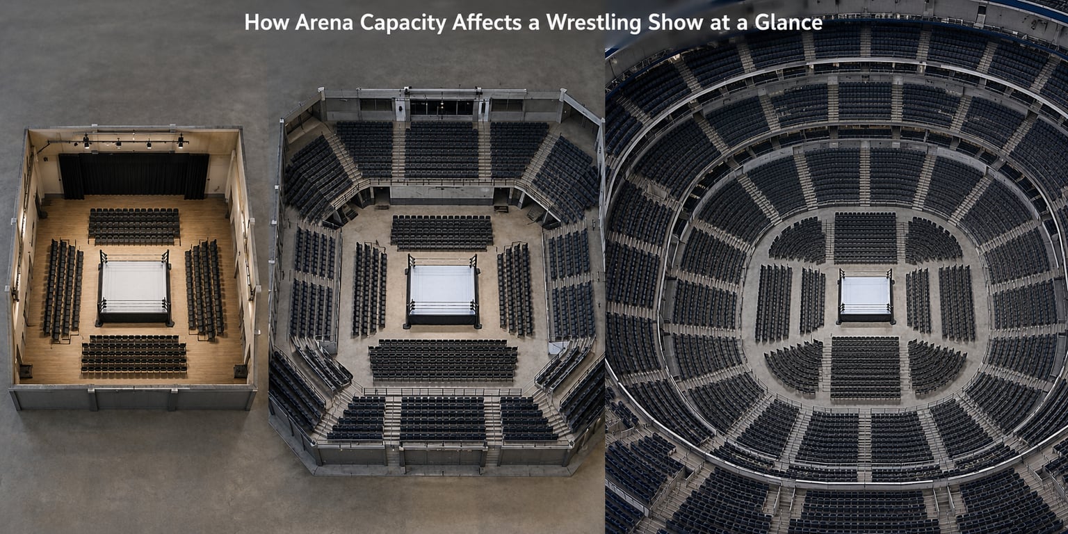 How Arena Capacity Affects a Wrestling Show at a Glance