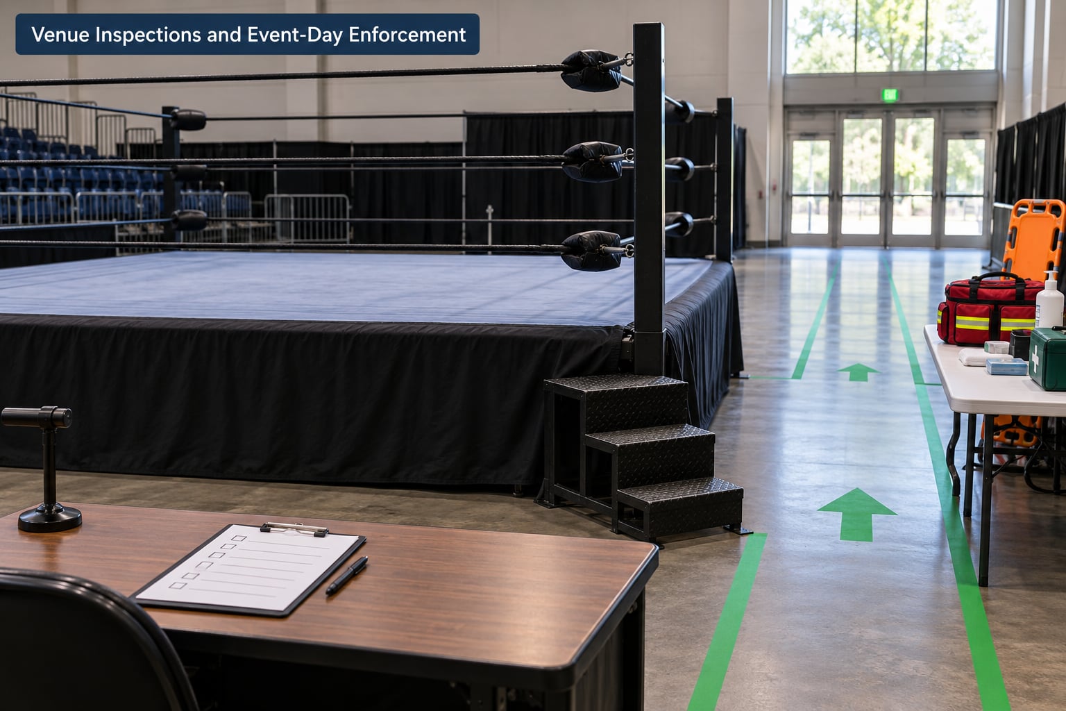 Venue Inspections and Event-Day Enforcement