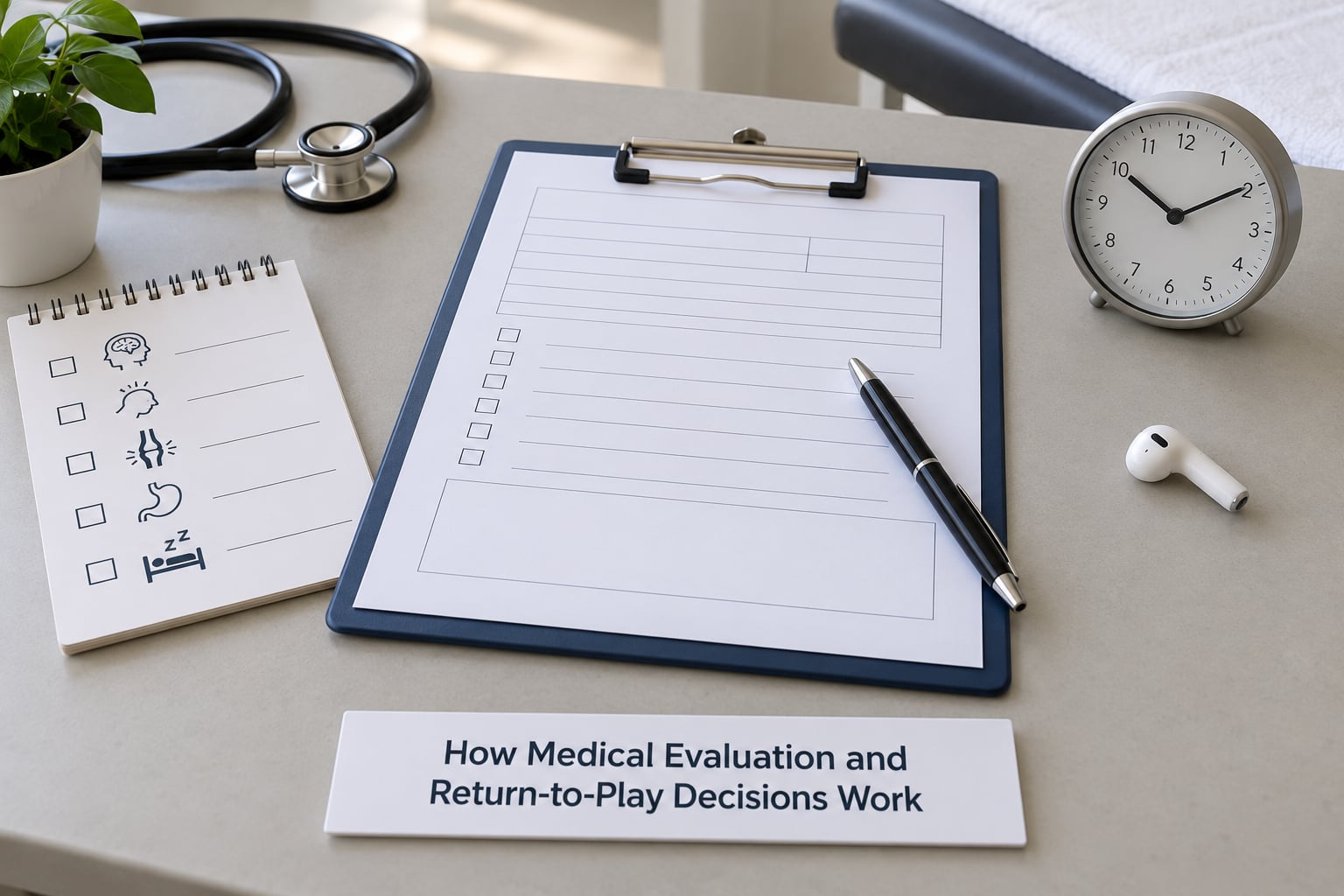 How Medical Evaluation and Return-to-Play Decisions Work