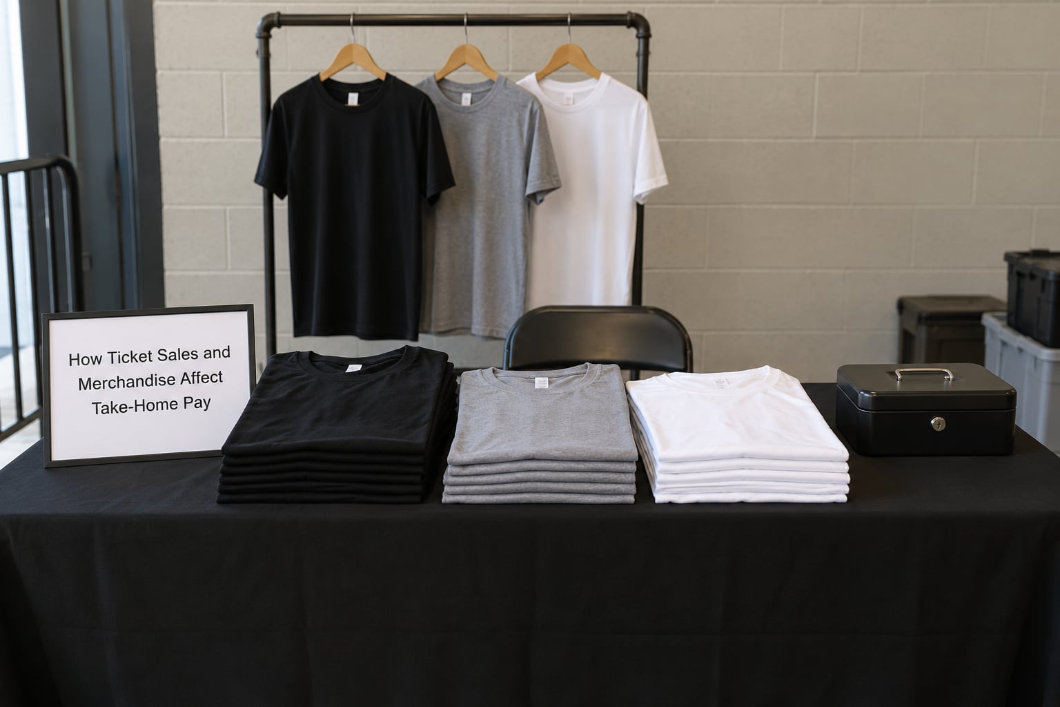 How Ticket Sales and Merchandise Affect Take-Home Pay