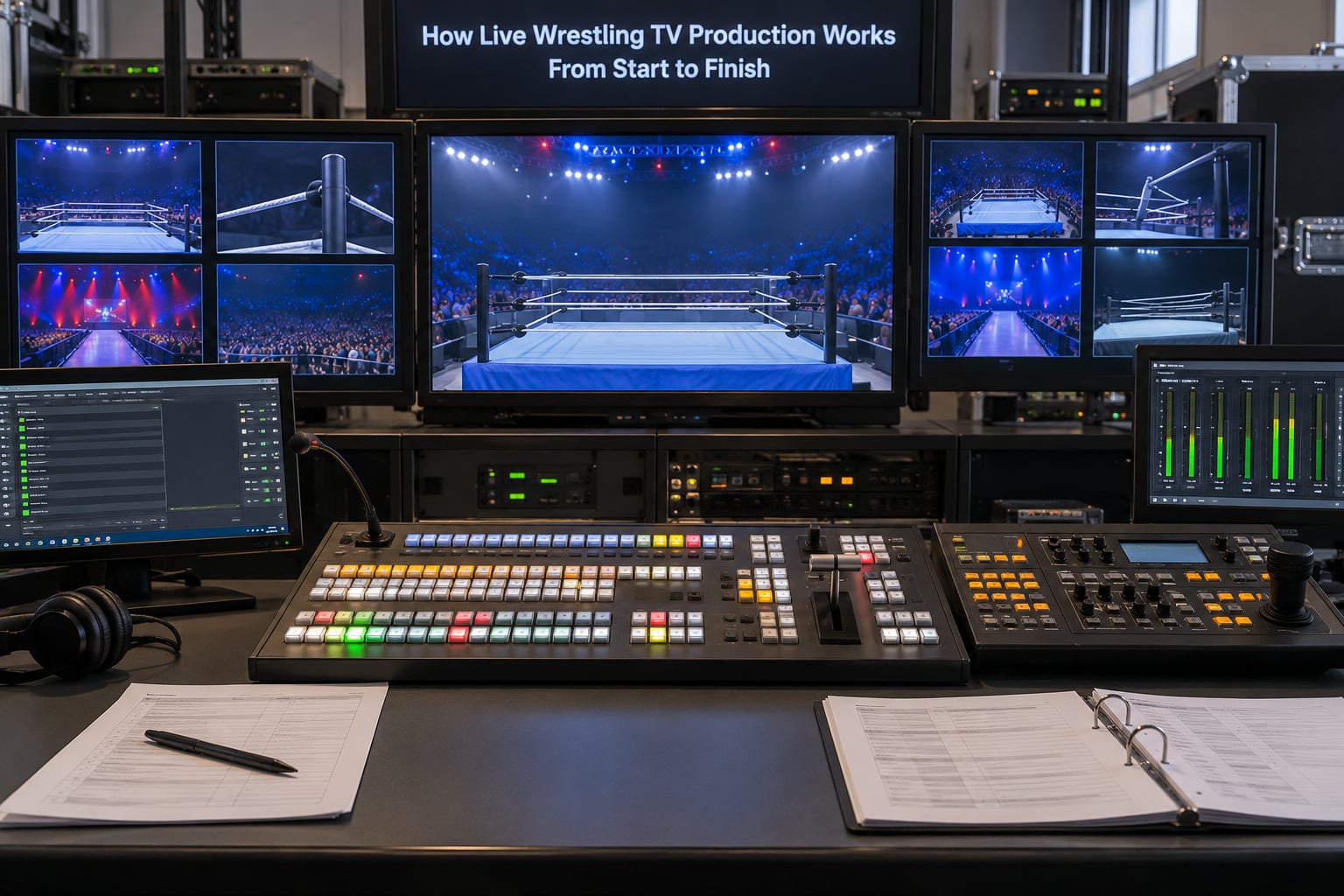 How Live Wrestling TV Production Works From Start to Finish