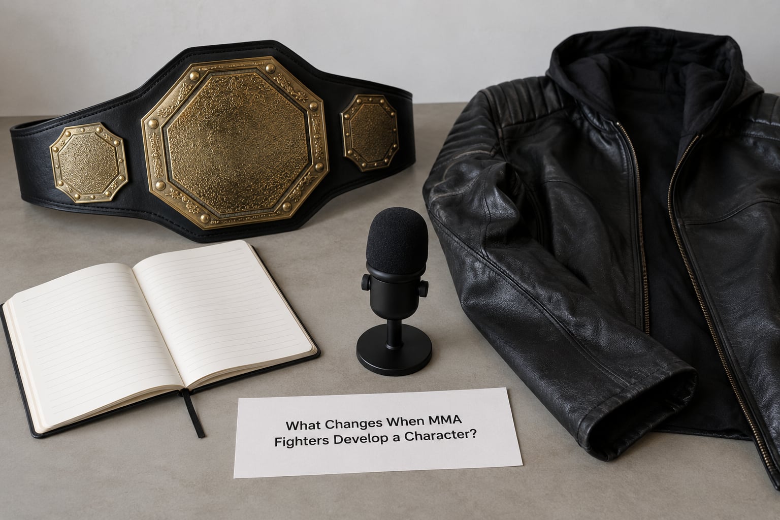 What Changes When MMA Fighters Develop a Character?