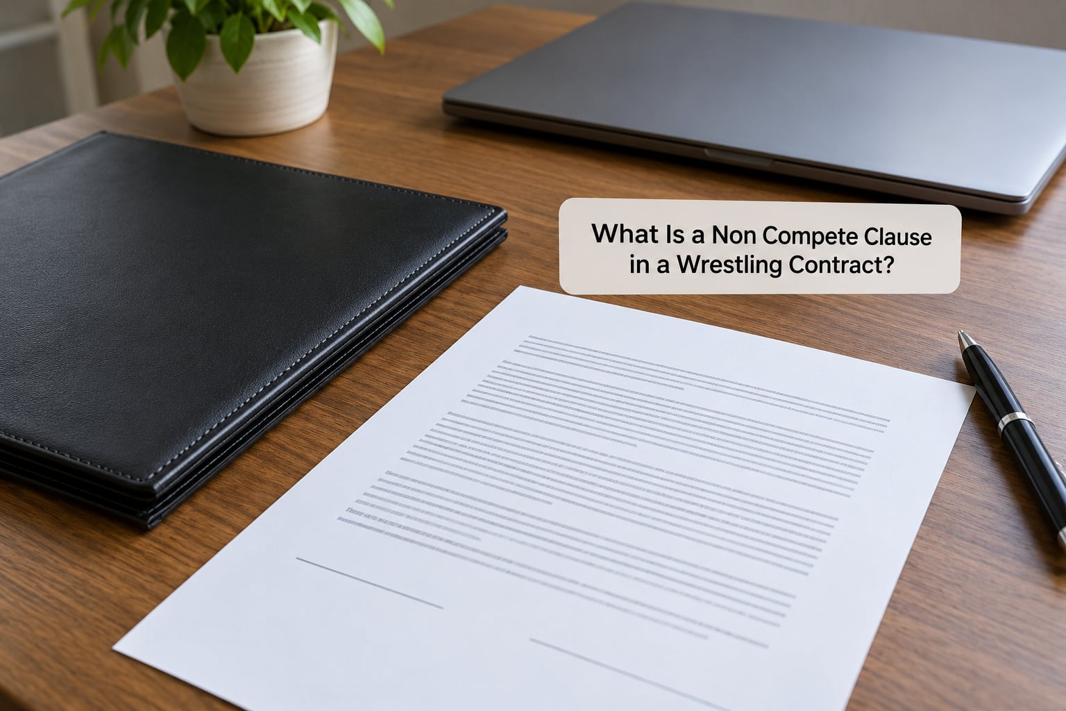 What Is a Non Compete Clause in a Wrestling Contract?