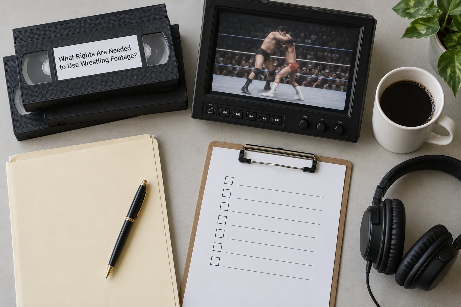 What Rights Are Needed to Use Wrestling Footage?