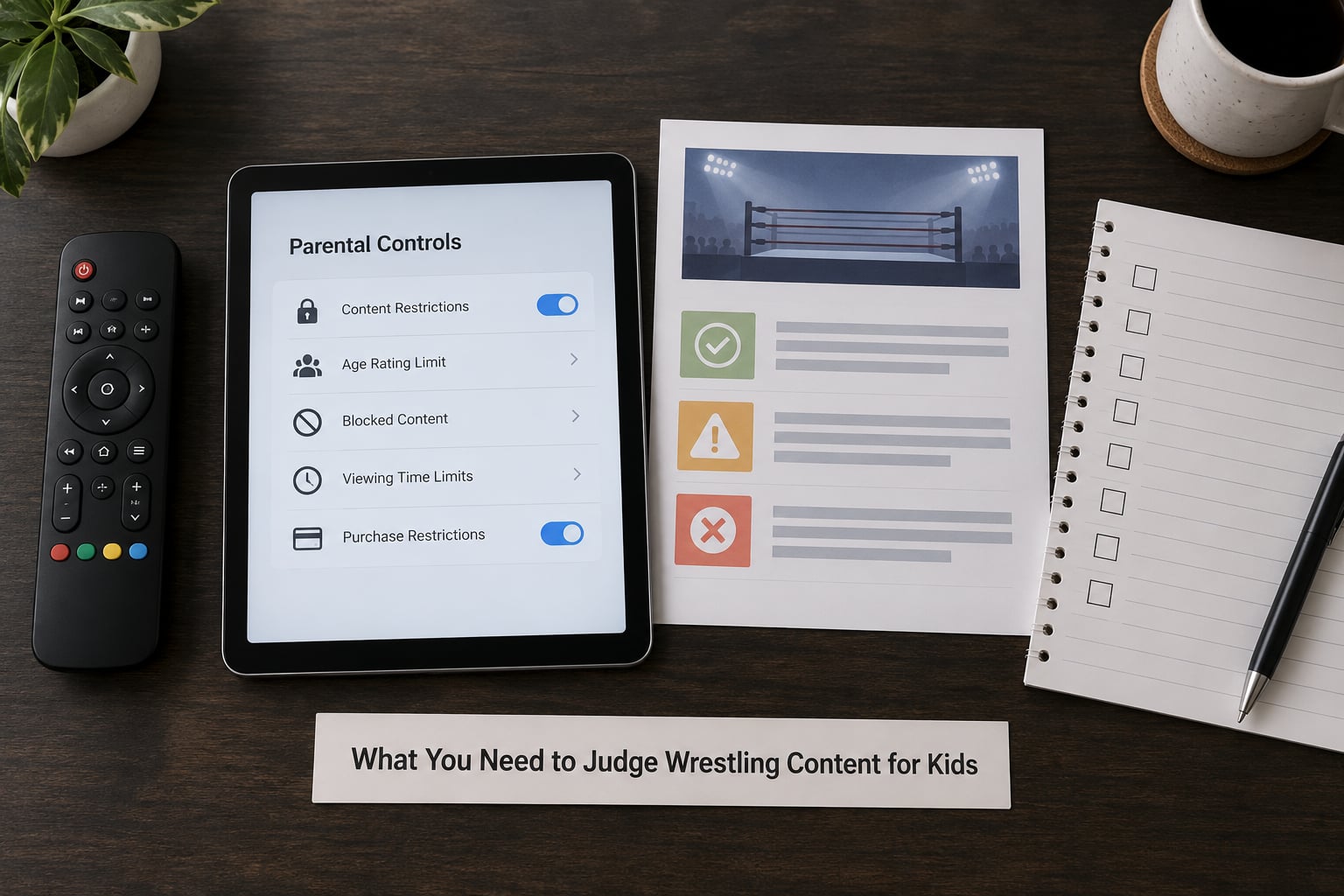What You Need to Judge Wrestling Content for Kids