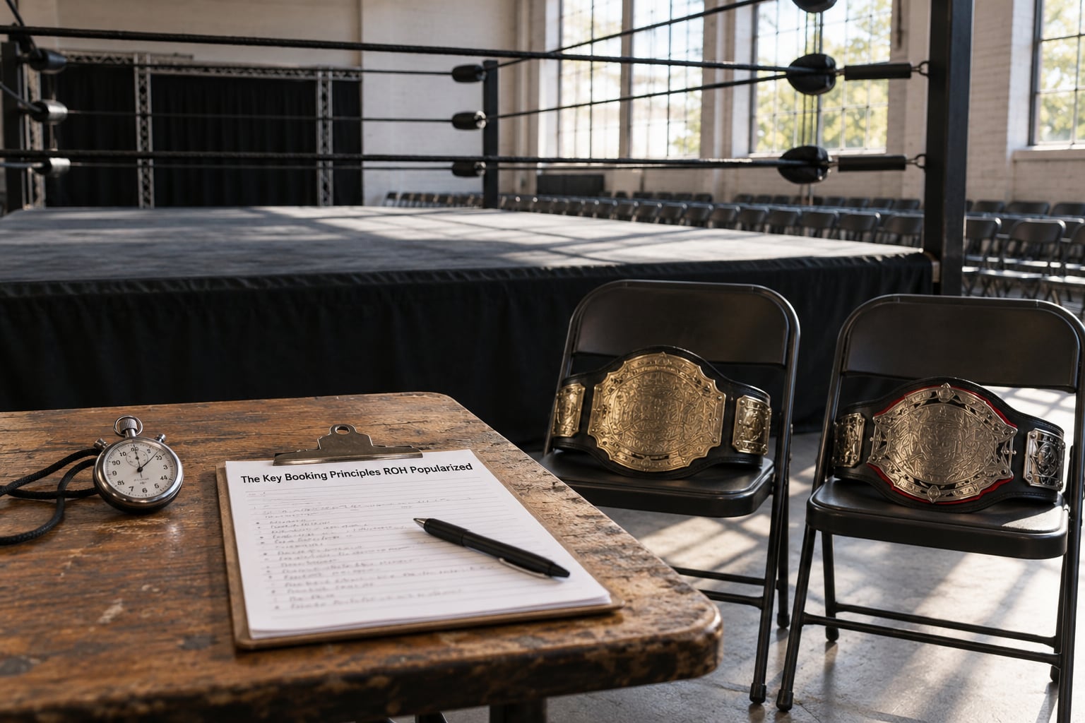 The Key Booking Principles ROH Popularized