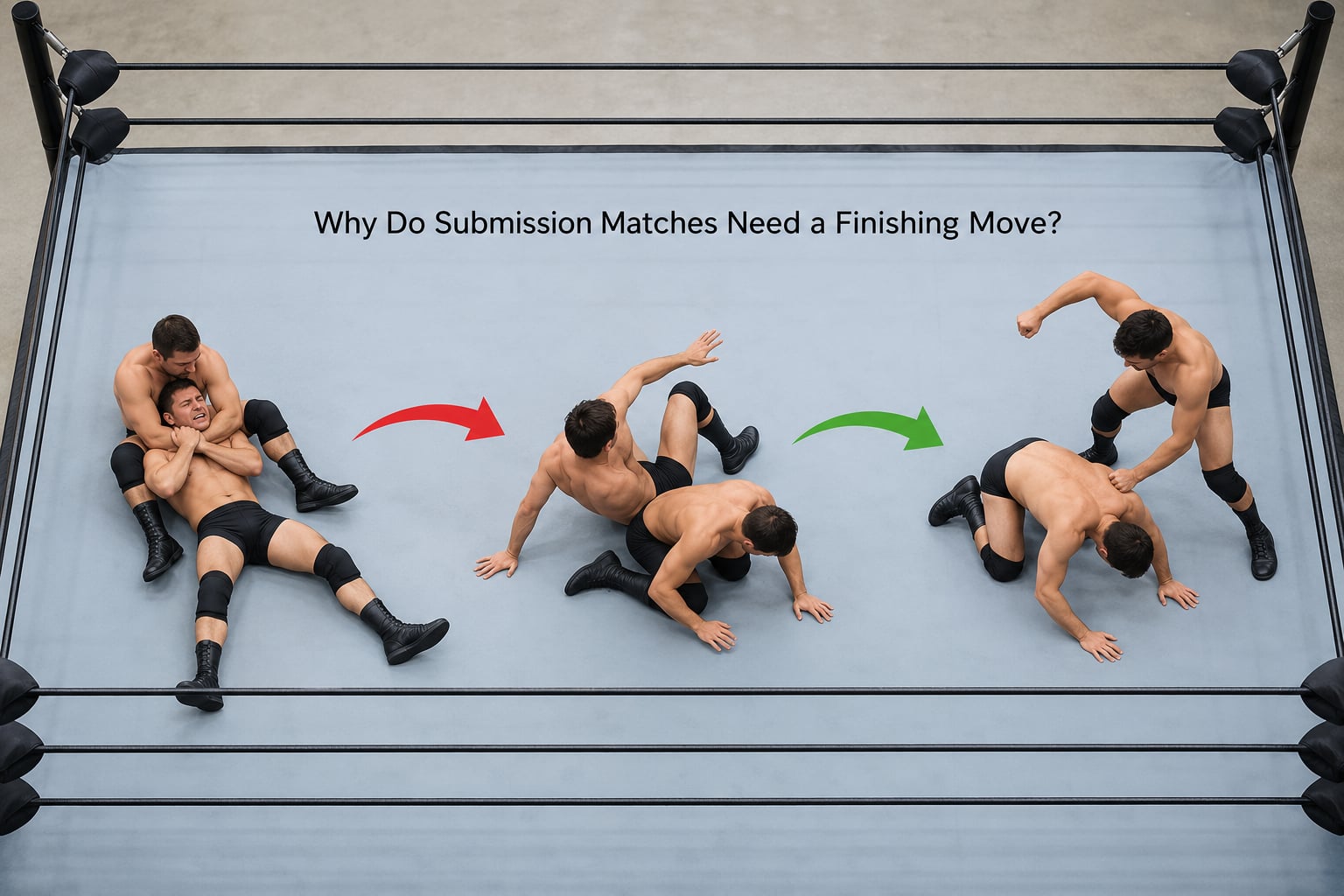 Why Do Submission Matches Need a Finishing Move?