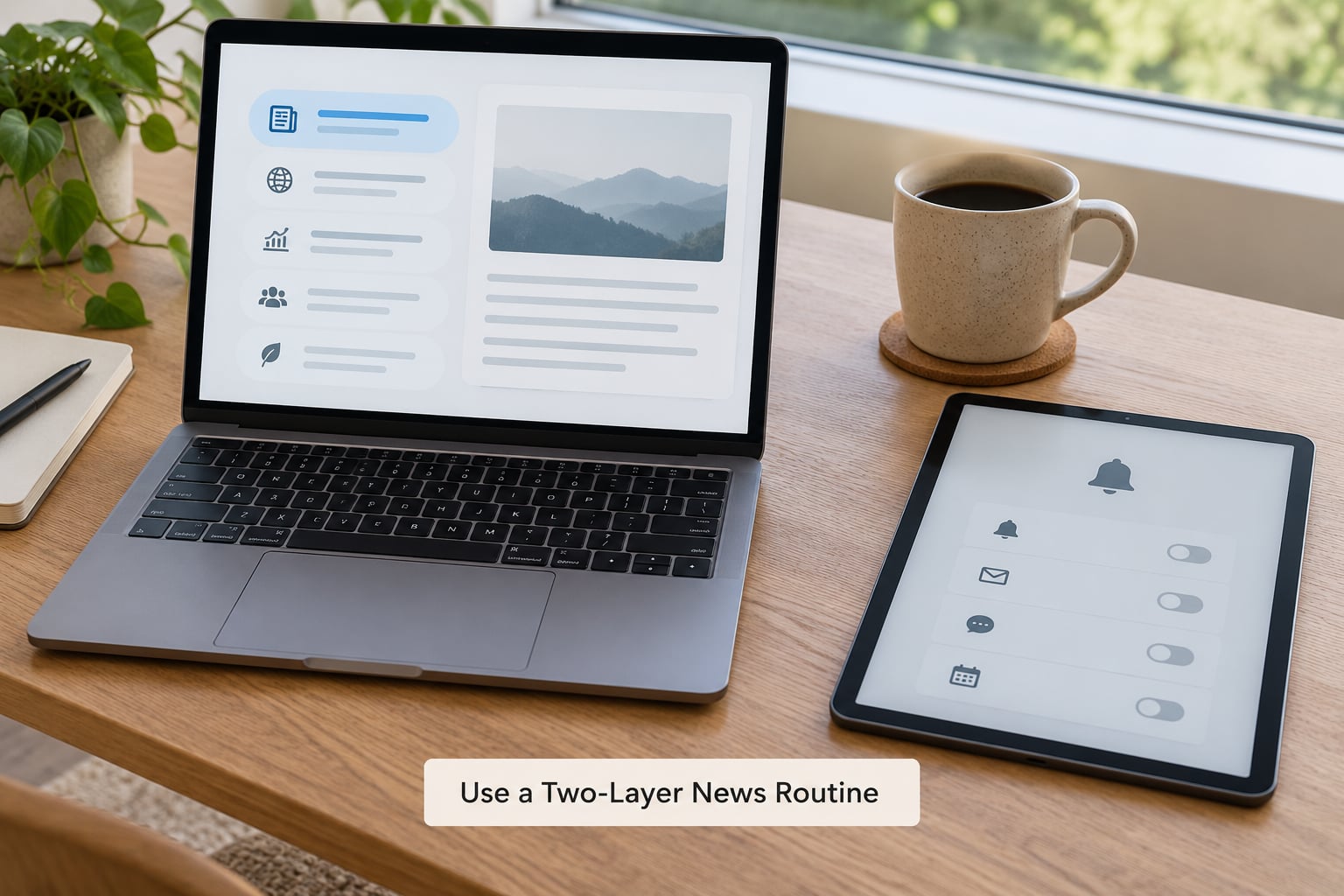 Use a Two-Layer News Routine