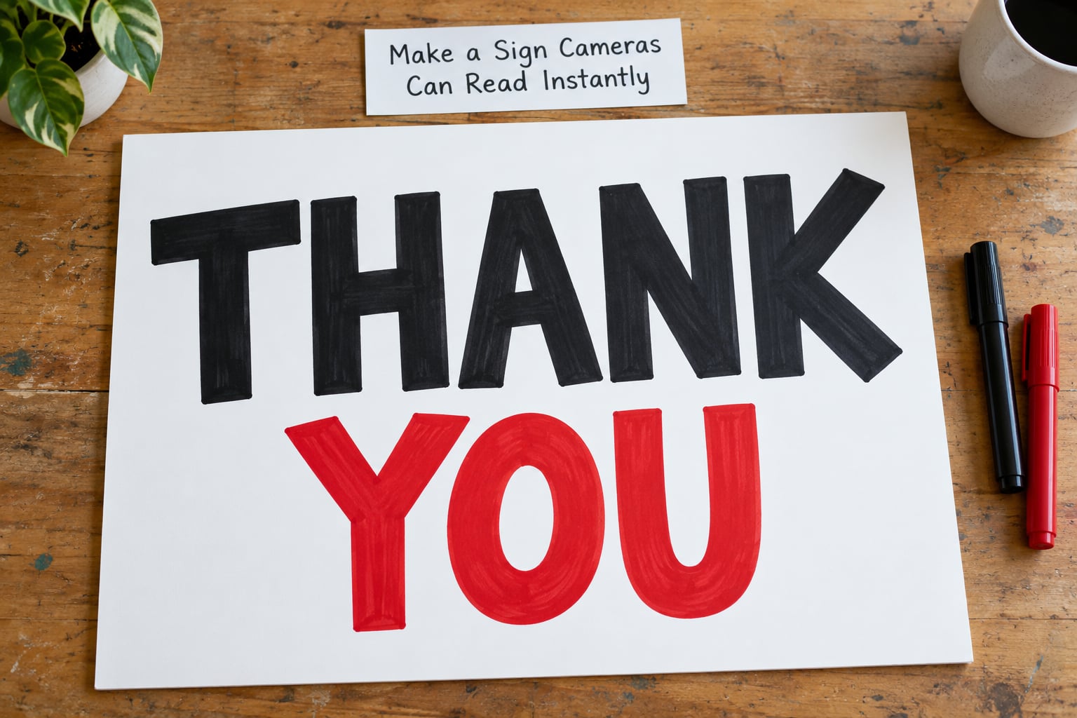 Make a Sign Cameras Can Read Instantly