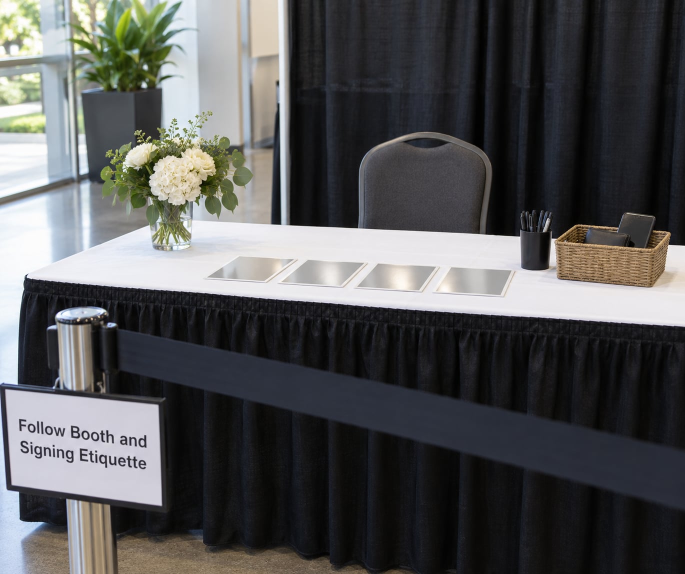 Follow Booth and Signing Etiquette