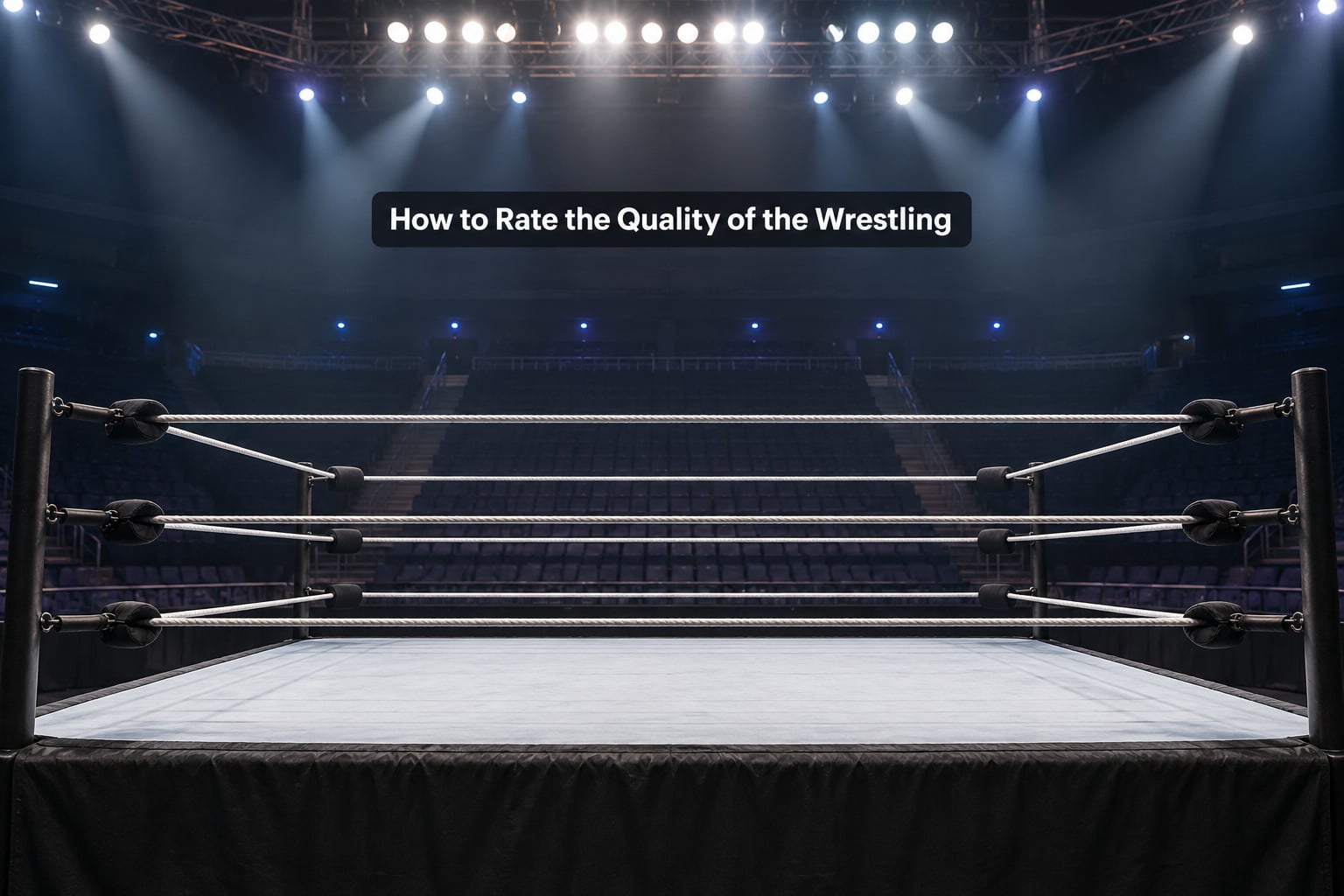 How to Rate the Quality of the Wrestling
