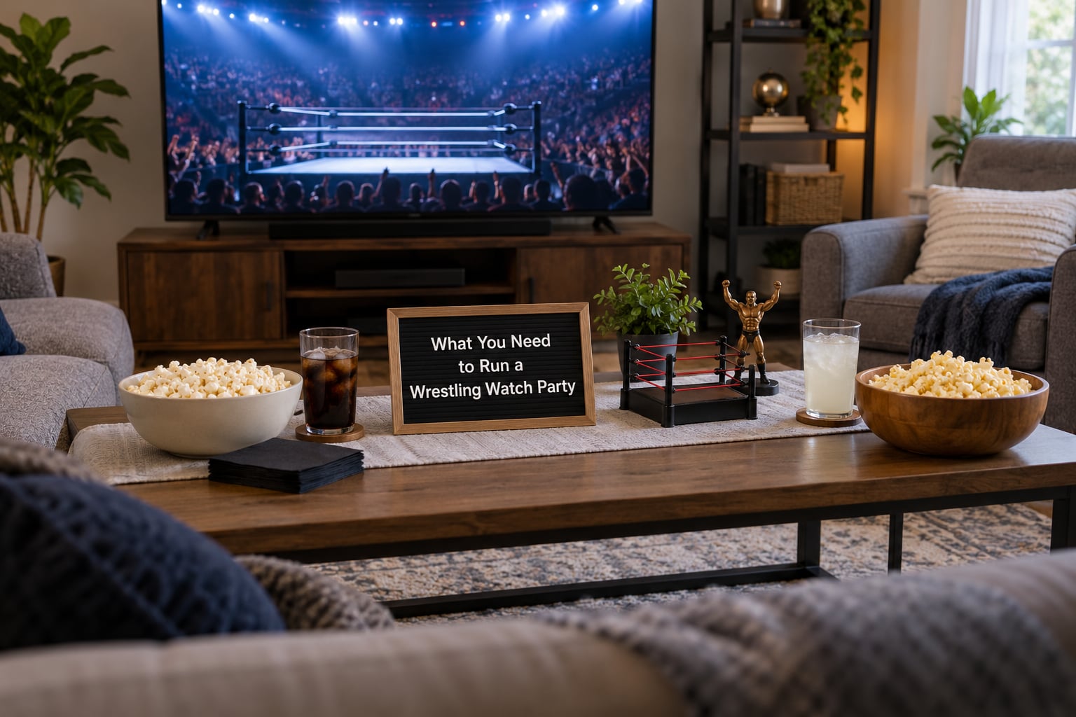 What You Need to Run a Wrestling Watch Party