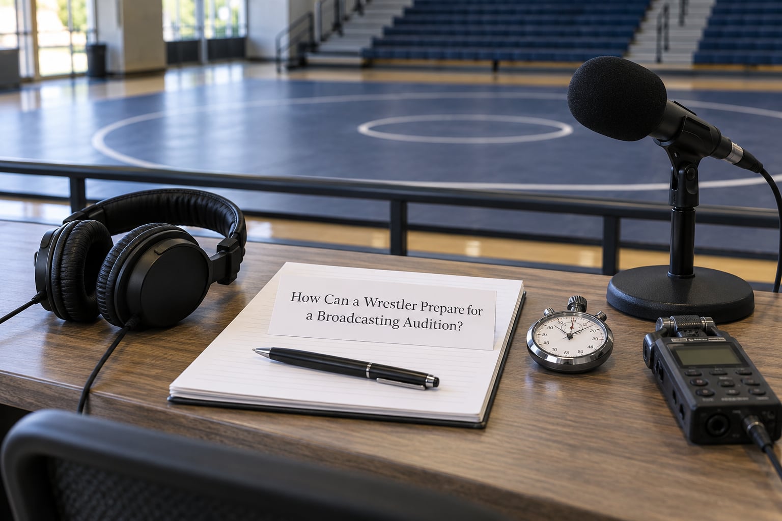 How Can a Wrestler Prepare for a Broadcasting Audition?