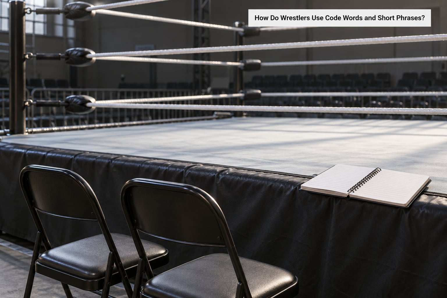 How Do Wrestlers Use Code Words and Short Phrases?