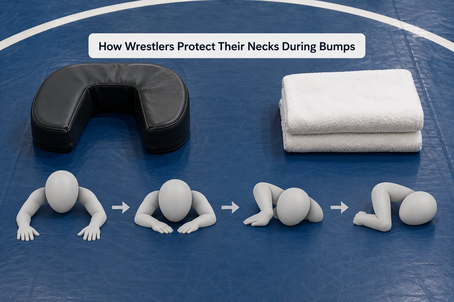 How Wrestlers Protect Their Necks During Bumps