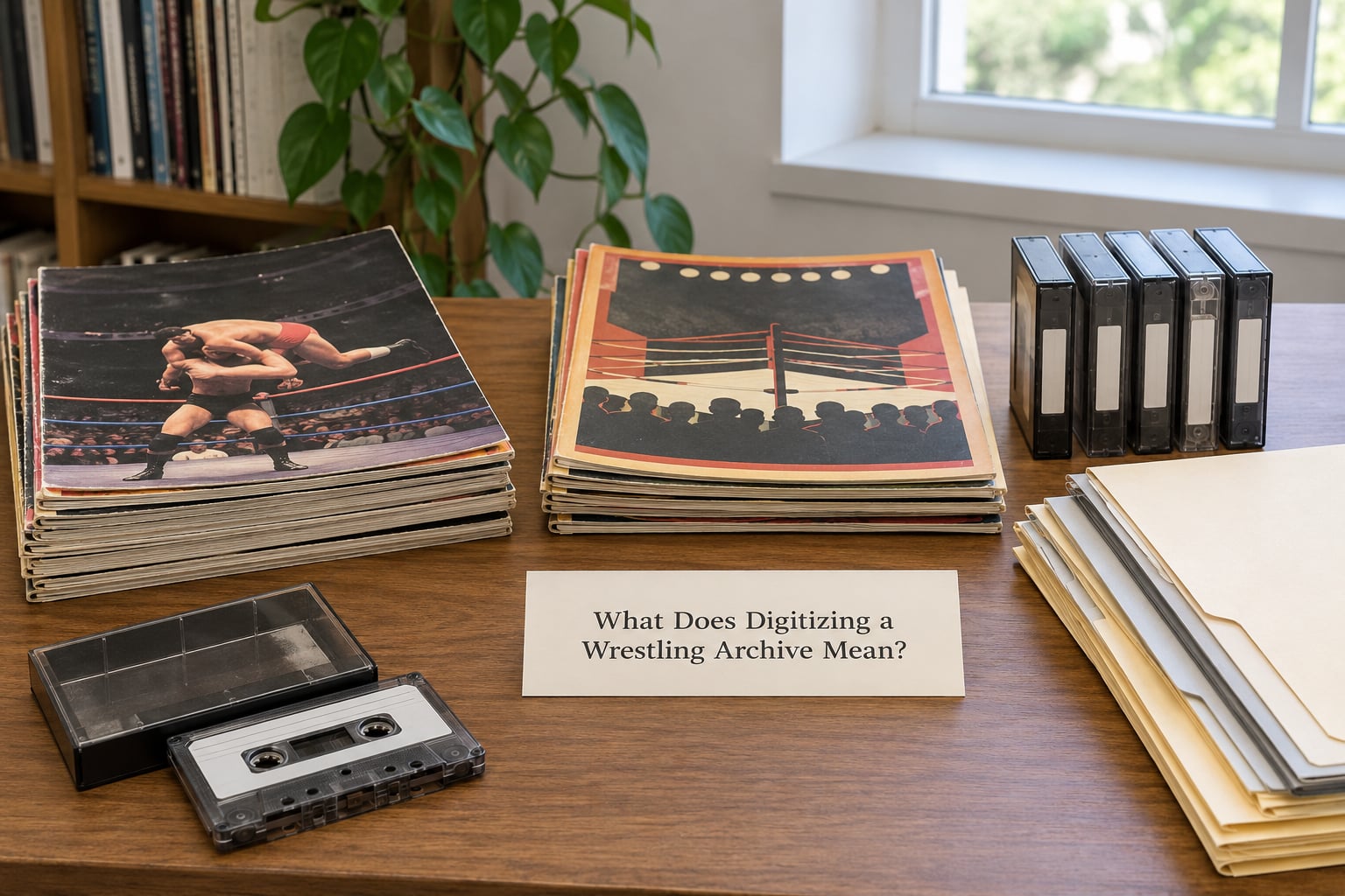What Does Digitizing a Wrestling Archive Mean?