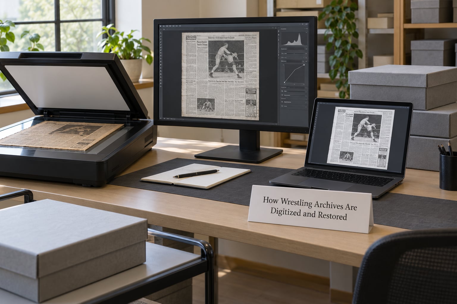 How Wrestling Archives Are Digitized and Restored
