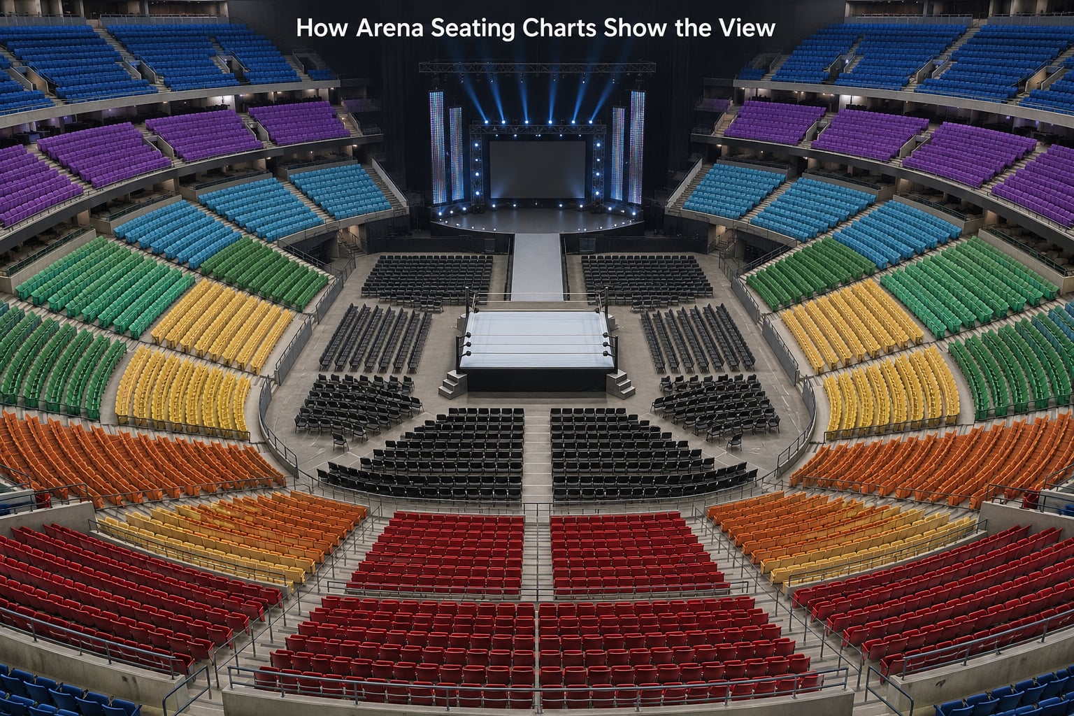 How Arena Seating Charts Show the View