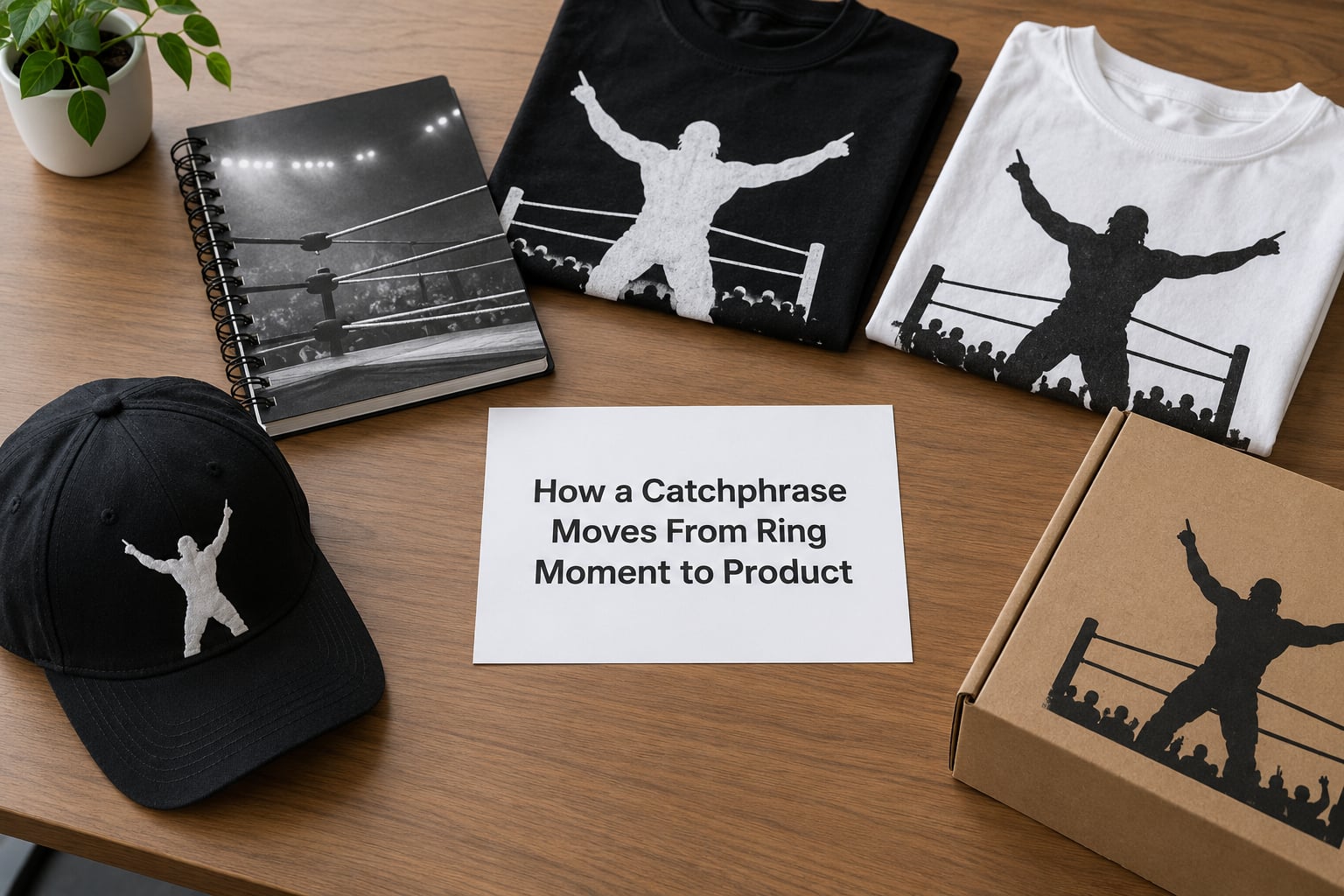 How a Catchphrase Moves From Ring Moment to Product