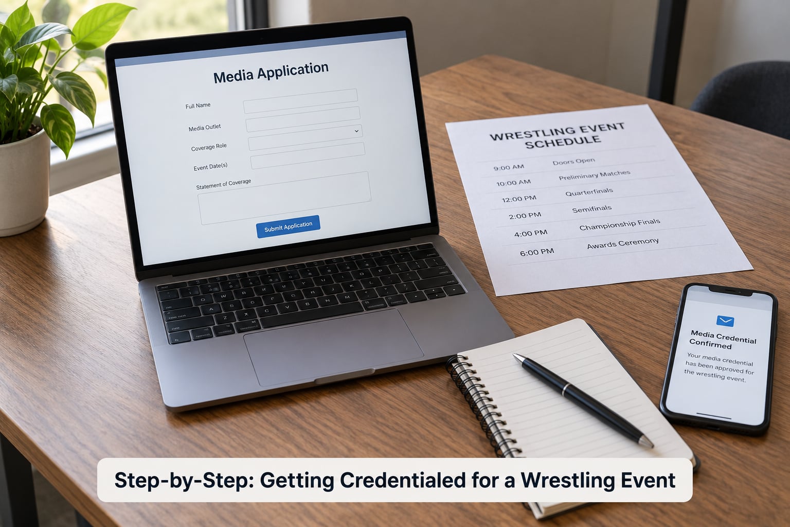 Step-by-Step: Getting Credentialed for a Wrestling Event