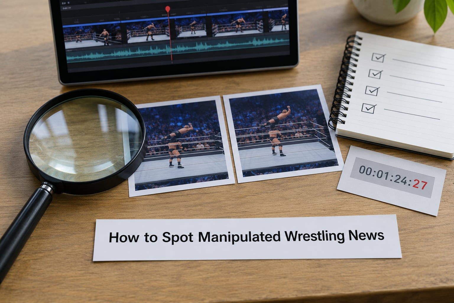 How to Spot Manipulated Wrestling News