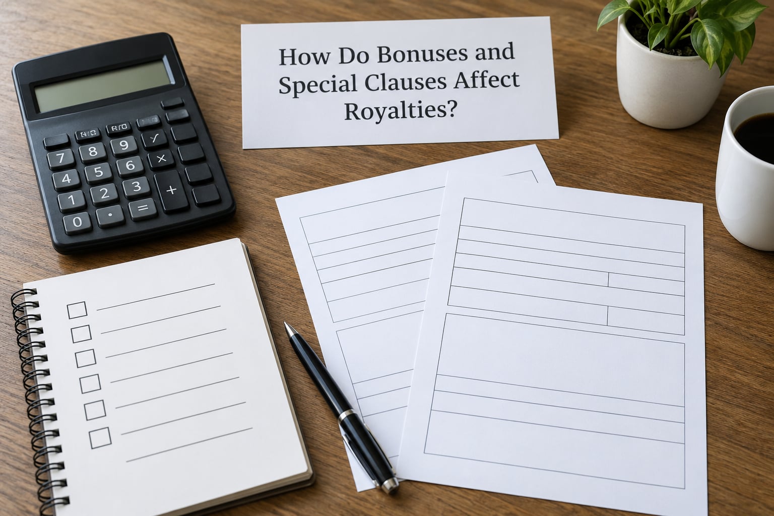How Do Bonuses and Special Clauses Affect Royalties?