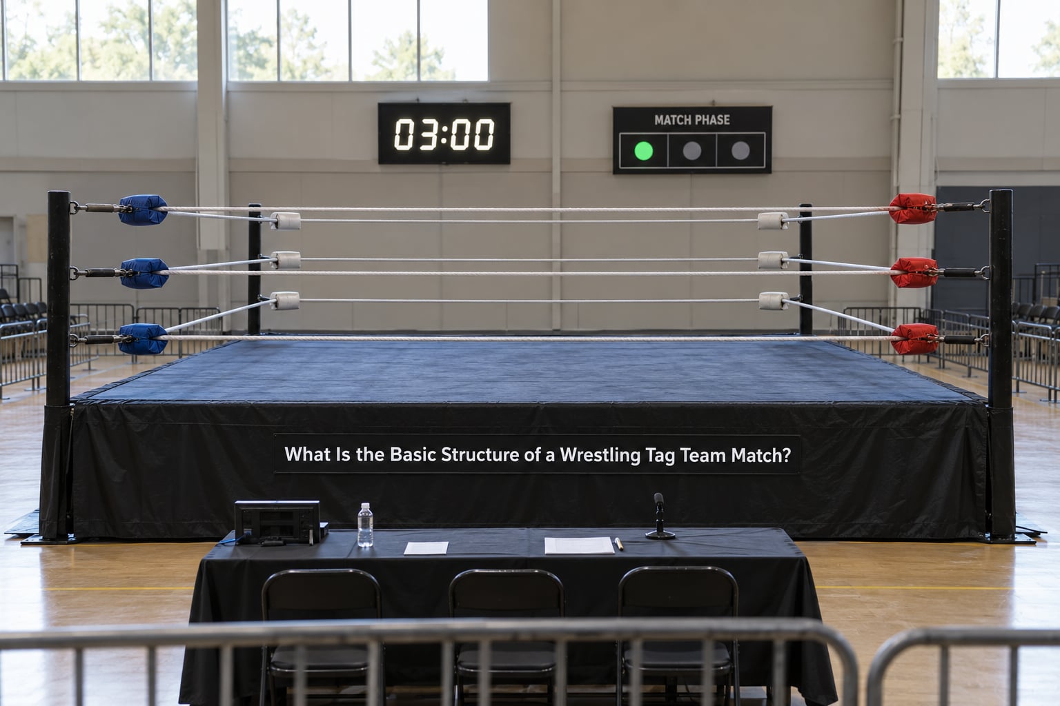 What Is the Basic Structure of a Wrestling Tag Team Match?