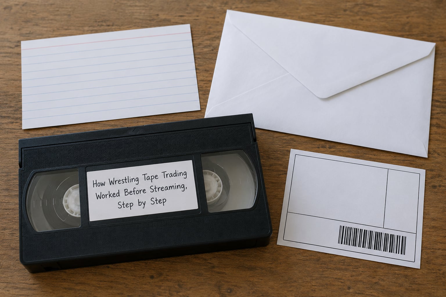 How Wrestling Tape Trading Worked Before Streaming, Step by Step