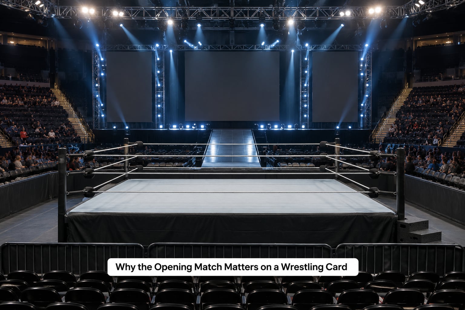 Why the Opening Match Matters on a Wrestling Card