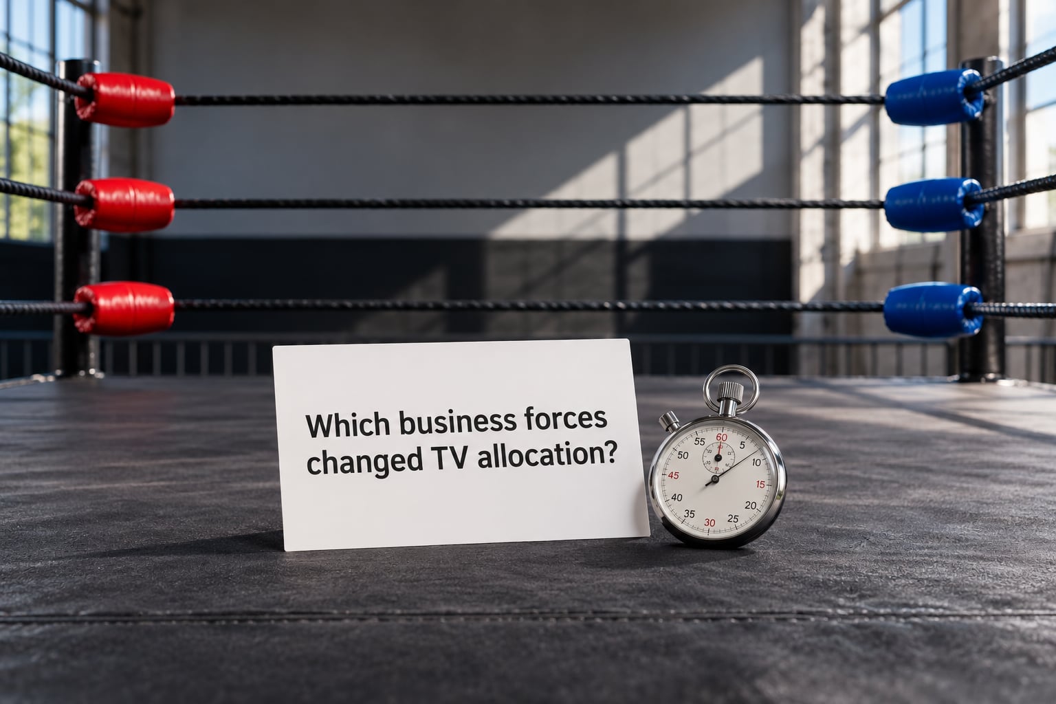 Which business forces changed TV allocation?